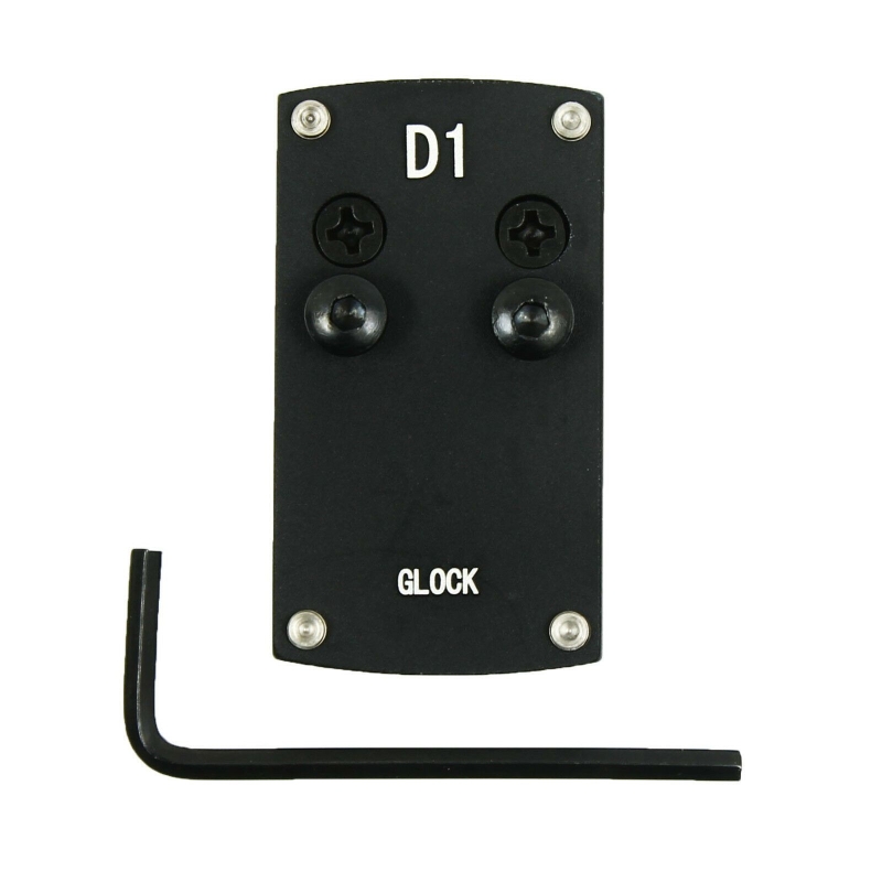 Pistol Mount Plate Base for Micro Red Dot Sight B1 D1 or Combo Fits Glock & 1911