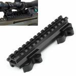 13 Slot Double Rail Quick Detach Picatinny Angle Mount Weaver Rail Scope Mount