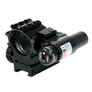 Holographic Tactical Red / Green 4 Reticles Reflex Dot Scope + laser sight combo