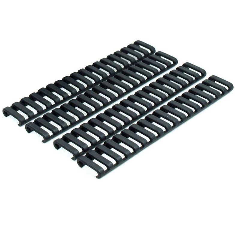 Pack of  4 Heat Resistant Rifle Handguard Weaver Picatinny Ladder Rail Cover