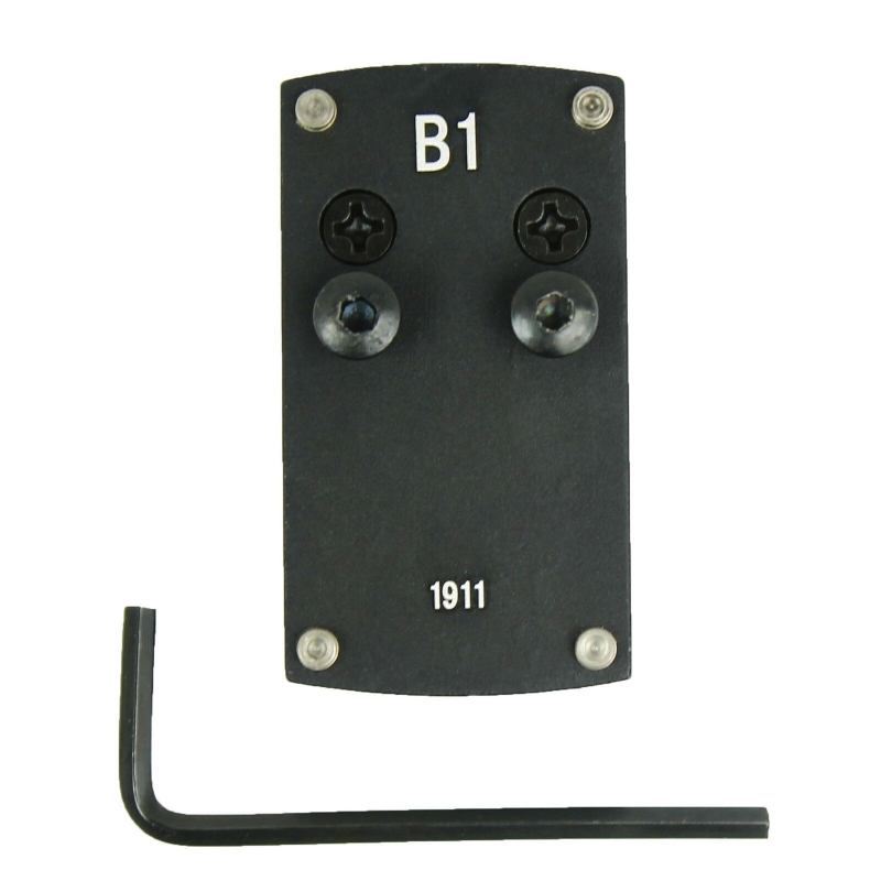 Pistol Mount Plate Base for Micro Red Dot Sight B1 D1 or Combo Fits Glock & 1911