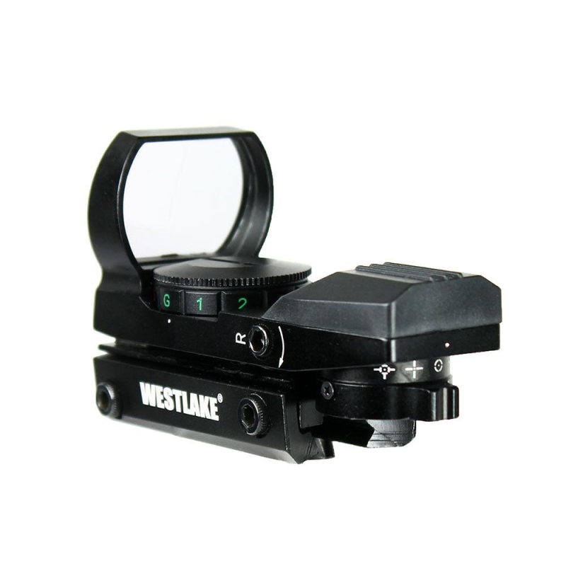 Tactical Holographic Reflex Red Green Dot Sight 4 Reticle - 11mm Dovetail Mount