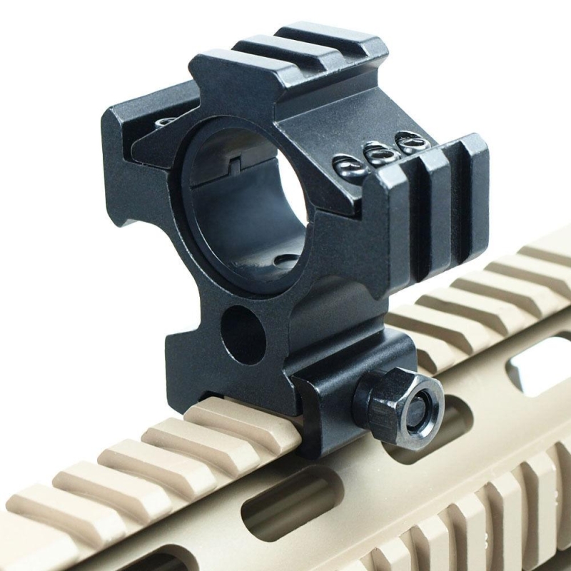 Heavy Duty Scope Ring Picatinny Weaver Rail Laser Torch Mount with 30mm Reducer