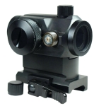 Quick ReleaseTactical Reflex Red Green Dot Sight Scope with Dual Rail Mounts QR