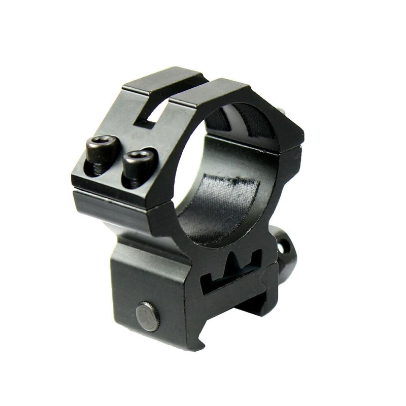 2- 1" Scope Ring with Reducers Low Profile Rail Laser Flashlight Mount Picatinny - West Lake Tactical