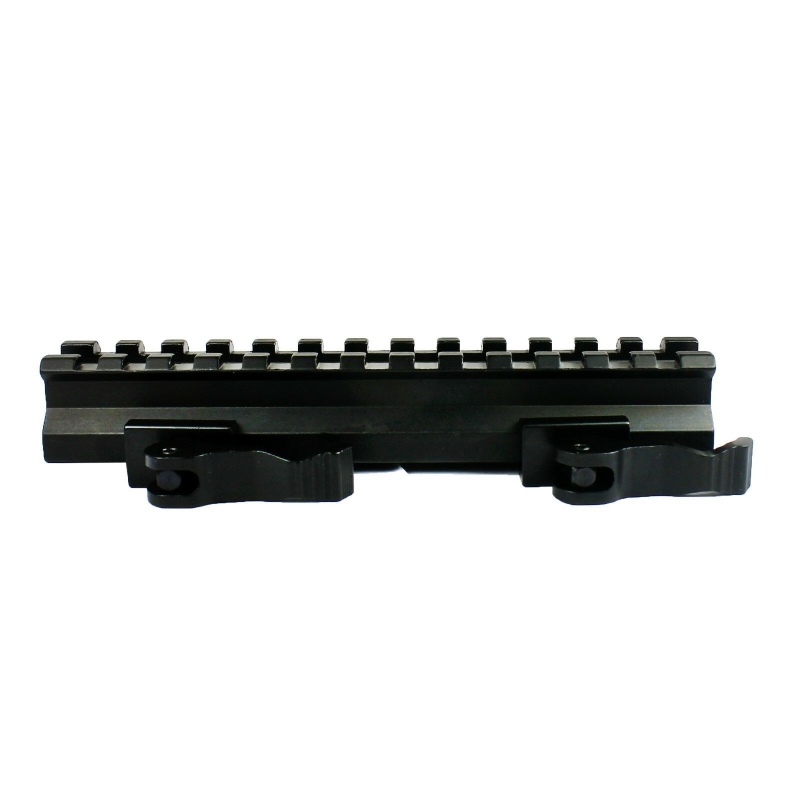 13 Slot Double Rail Quick Detach Picatinny Angle Mount Weaver Rail Scope Mount