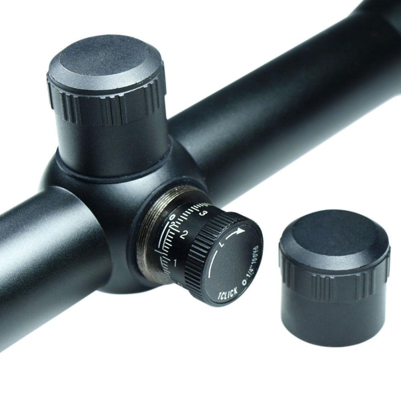 6-24x50 Hunting Rifle Scope Mil-dot illuminated Snipe Scope & Red Laser Sight - West Lake Tactical