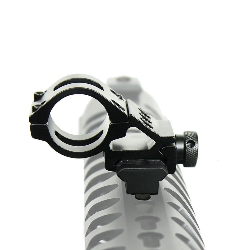 1" Offset Scope Ring with Rail Mount & KeyMod Rail Section for Laser /Flashlight