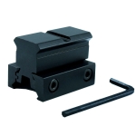 Flat Top Mini 1" Rail Riser Block Mount for Pictinney or 11mm Dovetail Rail