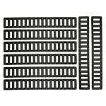 24 PCS 7" Heat Resistant Rifle Ladder Rail Cover Weaver Picatinny Handguard