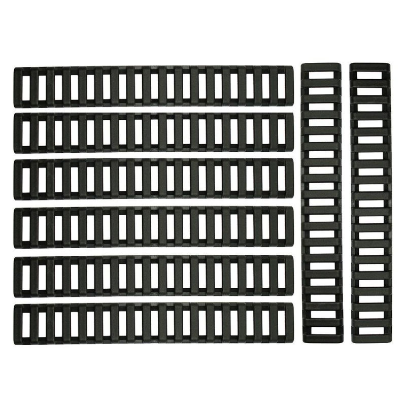 24 PCS 7" Heat Resistant Rifle Ladder Rail Cover Weaver Picatinny Handguard
