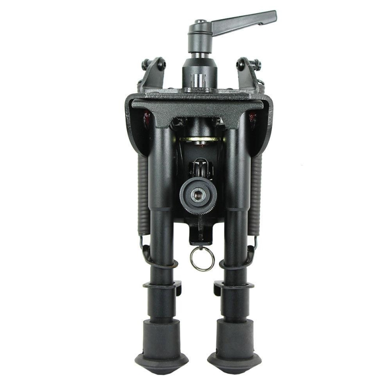 57_d178ea0f-8258-47b5-a593-94286e7f3188 6" to 9" Adjustable Pivot / Rotating Spring Return Rifle Bipod Adjustable Legs