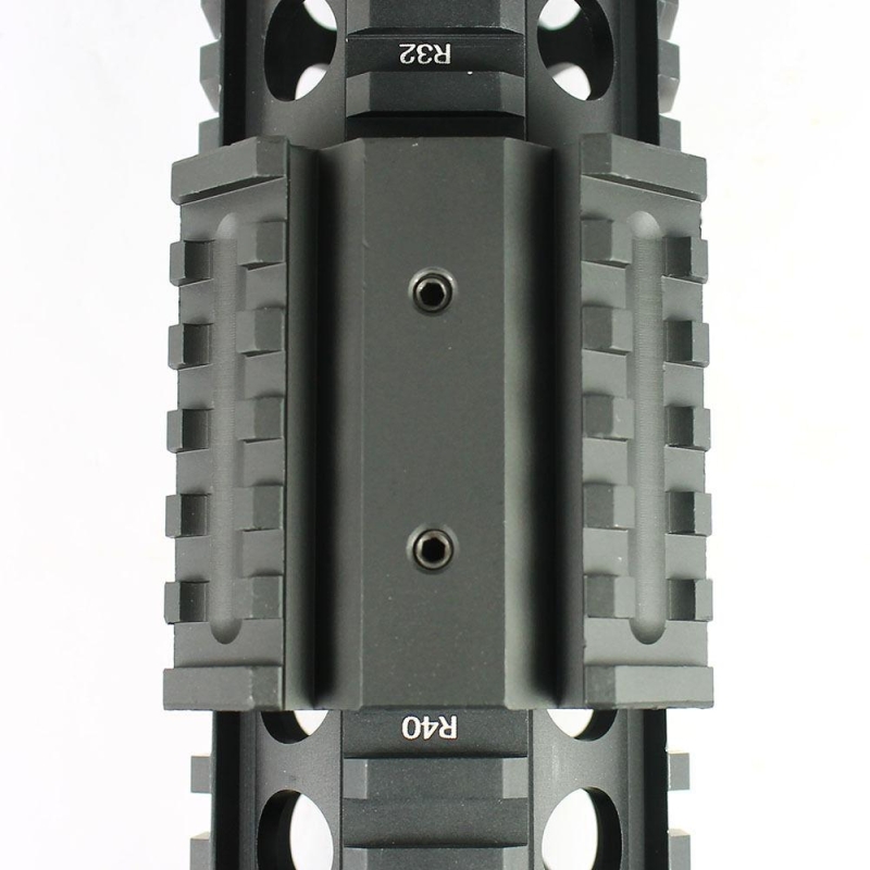 45 Degree Offset Dual Side Rail Angle Mount 6 Slot Tactical Accessory Rail