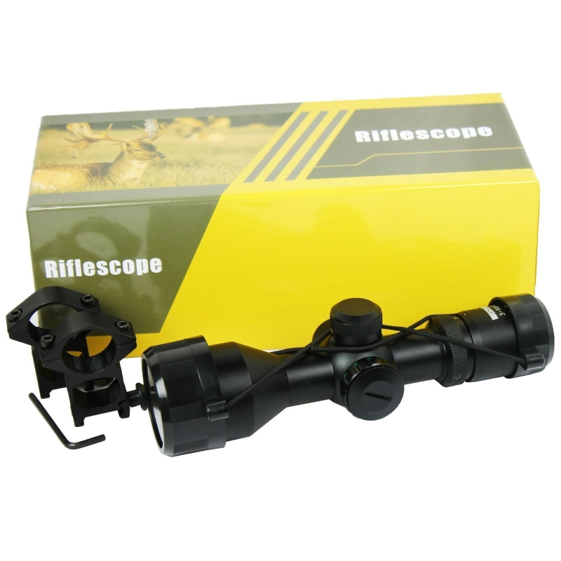 WLT 3-9x40 Hunting / Tactical Rifle Scope Mil-dot illuminated - Compact 7.5"