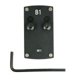 Pistol Mount Plate Base for Micro Red Dot Sight B1 D1 or Combo Fits Glock & 1911