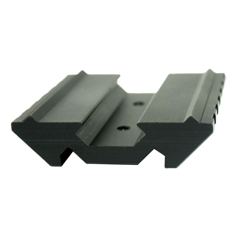 45 Degree Offset Dual Side Rail Angle Mount 6 Slot Tactical Accessory Rail