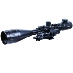 6-24X50 AOEG Hunting Rifle Scope Dual illuminated Reticle with Green Laser Sight