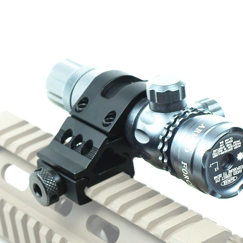 57_f48e7407-d094-41c0-b321-5cd1a5f1656f 1" Offset Scope Ring with 20mm Rail Mount for Scopes / Laser / Flashlight