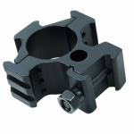 Set of 2 Laser - Light / Scope Ring Mount - Tri-rail & 30mm + 1" Reducer Insert