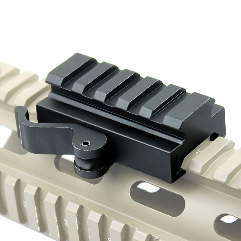 57_f80298d6-64d0-40b7-b69b-62f27c7ff179 Quick Release Half Inch .5" Low Profile Riser QR Block Mount for Picatinny Rail - West Lake Tactical