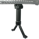 Tactical Foregrip / Bipod with 2" Picatinny Rail Section for KEYMOD Handguard - West Lake Tactical