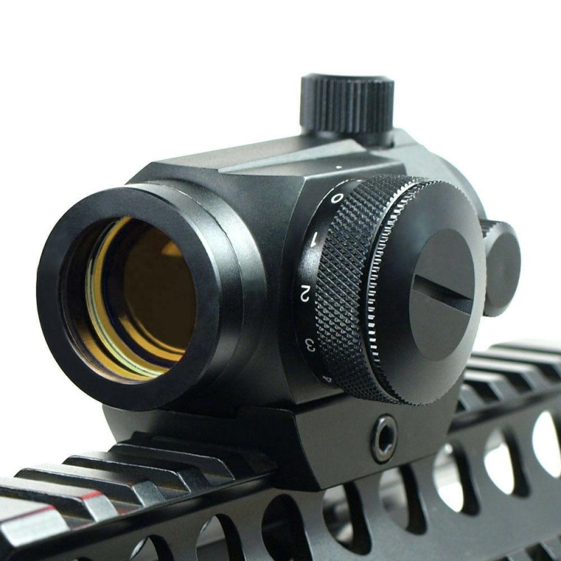 Quick ReleaseTactical Reflex Red Green Dot Sight Scope with Dual Rail Mounts QR