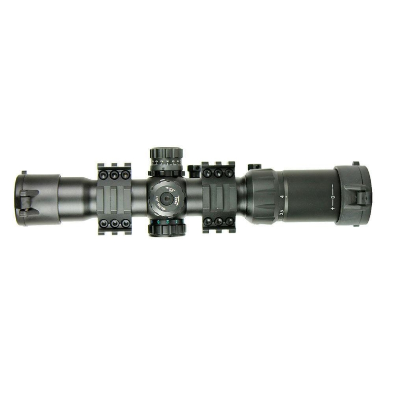 1.5-4X30 Tactical Rifle Scope with RGB illuminated Horseshoe Reticle-PEPR Mount - West Lake Tactical