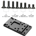For Glock Universal Sight Mount Plate RMR Vortex Burris Red Dot Sight Pistol