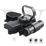 Tactical Reflex Red Green Dot Sight Scope With Red Laser Holographic Illuminated