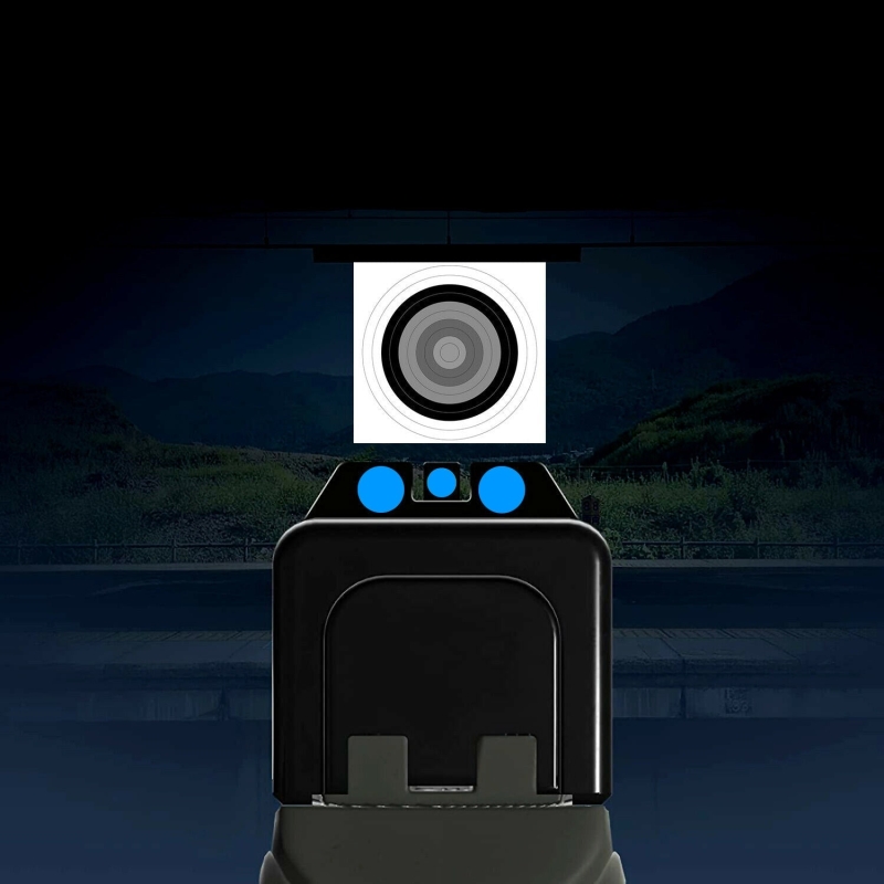 Glow In The Dark Night Sights For GLOCK 17 19 22 23 24 26 27 33 35 37 38 39 44 | West Lake Tactical