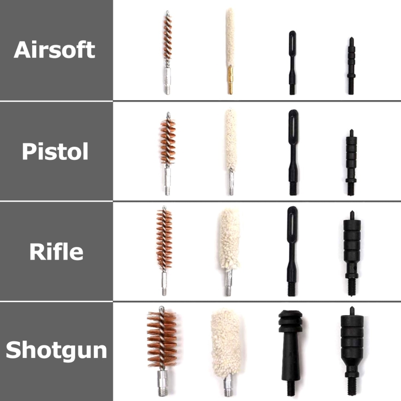 Handgun Cleaning Kit Rifle Pistol Shotgun Firearm Brushes IWB OWB Universal Bore | West Lake Tactical