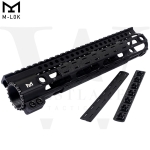 5.5" M-LOK Rail Panel Cover Handguard Slot Covers Snap-in 5 PCS Pack Black / Tan