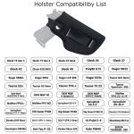 Right/Left Hand IWB OWB Concealed Carry Pistol Gun Holster Black Free shipping | West Lake Tactical