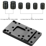 For Glock Universal Sight Mount Plate RMR Vortex Burris Red Dot Sight Pistol