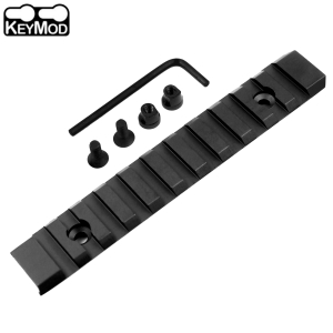 Keymod 11 Slot 5 inch Picatinny Weaver Rail Handguard Section Aluminum - West Lake Tactical