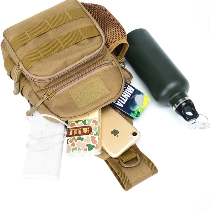 Men Outdoor Tactical Backpack Shoulder Sling Bag Chest Pack Sport Travel Hiking 3 Colors | West Lake Tactical