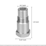 Oxygen O2 Sensor Spacer Adapter Bung Catalytic Converter Fix Check Engine Light