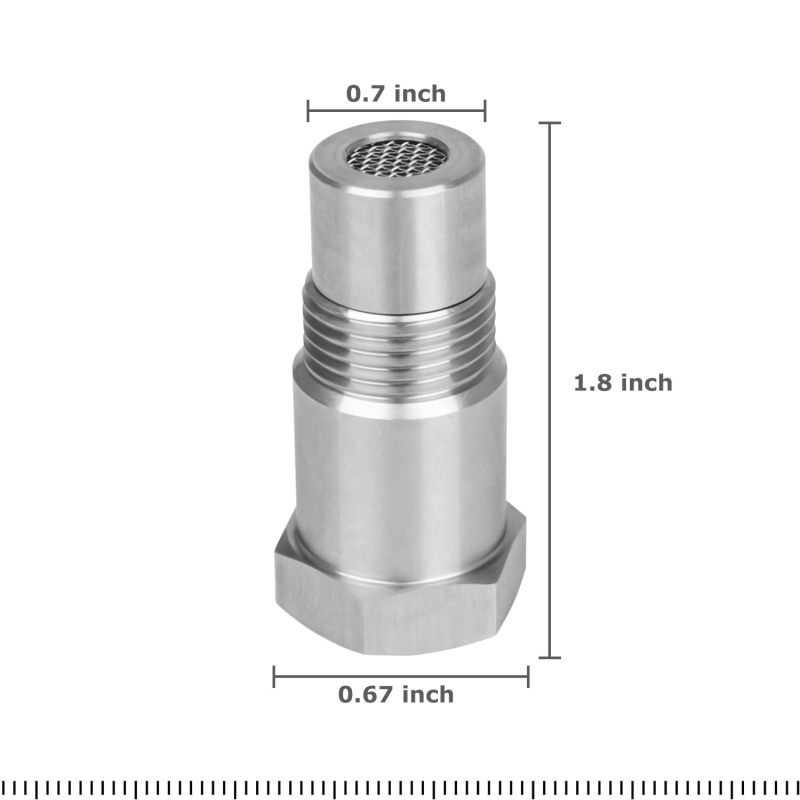 Oxygen O2 Sensor Spacer Adapter Bung Catalytic Converter Fix Check Engine Light
