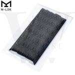 5.5" M-LOK Rail Panel Cover Handguard Slot Covers Snap-in 5 PCS Pack Black / Tan