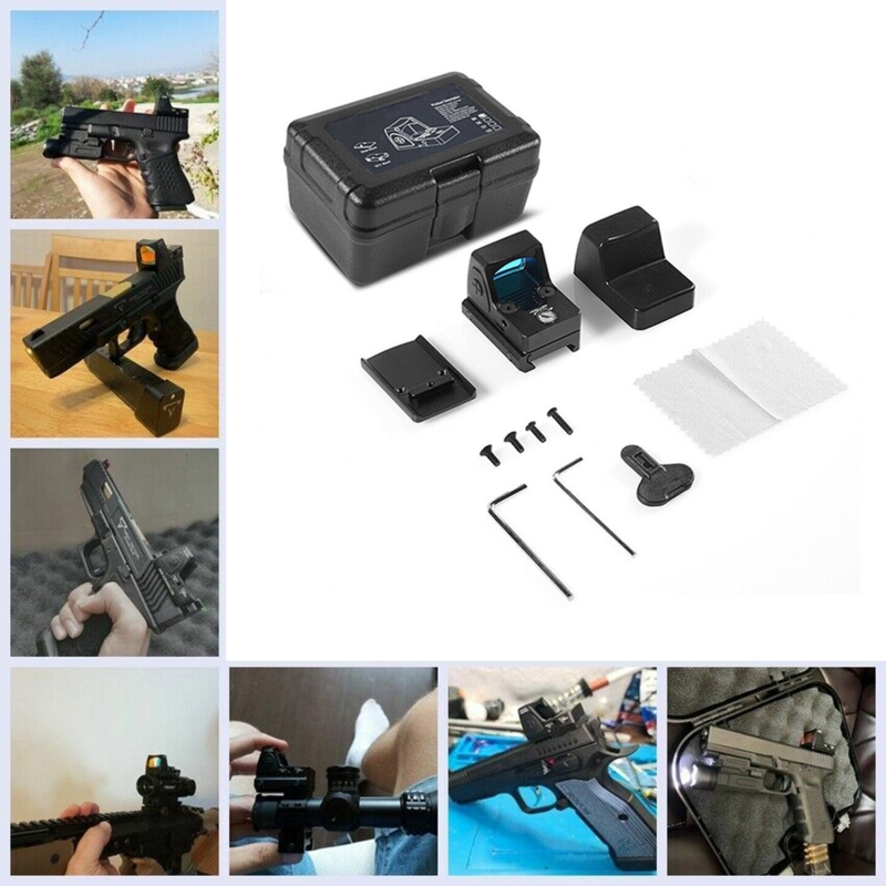 Mini Red Dot Sight Collimator for Glock / Rifle Reflex Sight Scope Fit 20mm | West Lake Tactical