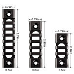 Lightweight Picatinny 3-Slot,5-Slot,7-Slot Rail Section Keymod Handguard Mount