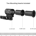 1200 Lumen Tactical Flashlight Rechargeable with M-Lok Rail Mount Remote Switch