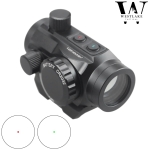 Tactical Reflex Red Green Dot Sight Scope with Dual Rail Mounts Black