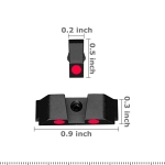 Night Sights Grow In Dark for GLOCK 19 17 20 22 24 26 27 29 30 34 35 36 39 44 45 | West Lake Tactical