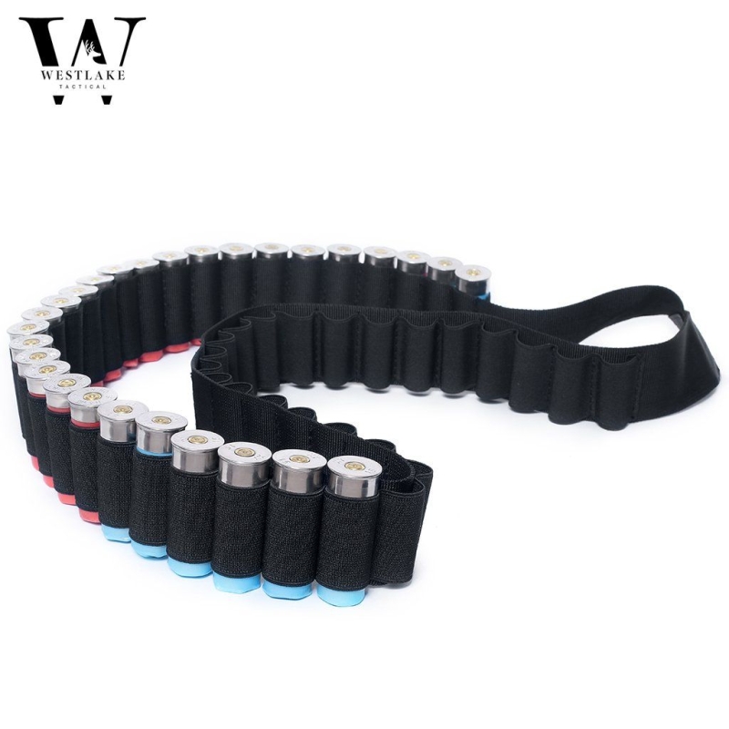 Tactical Shotgun Shell Shotshell Shoulder Ammo Bandolier Sling High Capacity
