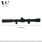 4X20 Scope w/ Ring Mounts Rapid Range Hunting Tactical Rifle Air Gun Crossbow | West Lake Tactical
