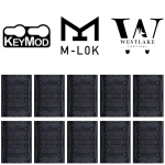 Snap-in M-LOK Rail Panels and M-LOK Hand Stop w/ QD Sling Swivel Adapter 14 PCS