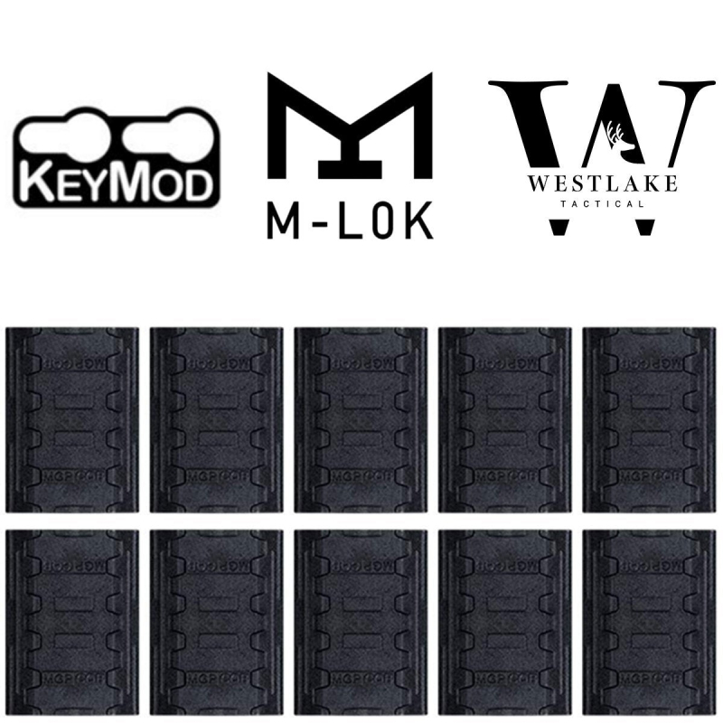 Snap-in M-LOK Rail Panels and M-LOK Hand Stop w/ QD Sling Swivel Adapter 14 PCS