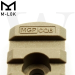 Pack of 5 Polymer M-LOK Picatinny Rail Sections Lightweight MLOK Rails for Picatinny Accessories