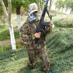 3D Ghillie Suit Set Sniper Train Leaf Jungle Forest Wood Hunting Camouflage